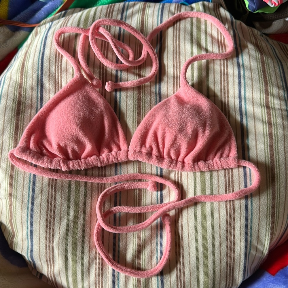 Victoria’s Secret Terry Cloth Bikini Top